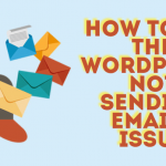 How to Fix the WordPress Not Sending Emails Issue